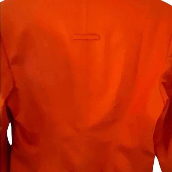 NEW 🌼  Vibrant “David Meister” Orange Blazer, Sz 12 - Picture 5 of 7